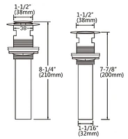American Imaginations AI-34105 19,75 pouces W au-dessus du navire blanc de compteur pour le perçage de centre de 1 trou