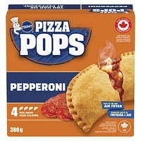 Pillsbury Pizza Pops, Pepperoni, Frozen Pizza Snacks, 380 g, 4 ct, 4 pizza snacks, 380 g