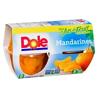 Dole Mandarin Oranges Fruit Juice, 4 x 107 mL
