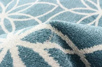 ECARPET Washable Floral Area Rug & Runner for Bedroom, Living Room, Kids Hallway
