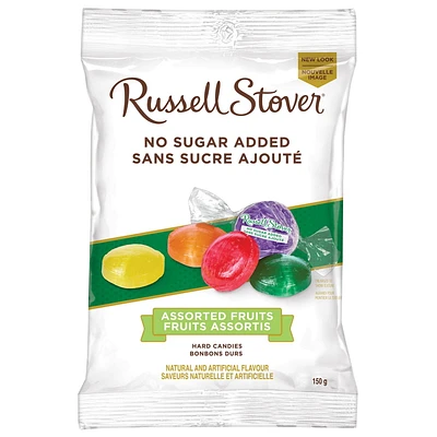 Bonbons durs aux fruits assortis sans sucre ajouté de Russell Stover – Sachet (150 g) 150 g