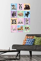 Keith Kimberlin - Puppies - Cuties Grid Wall Poster, 22.375" x 34"