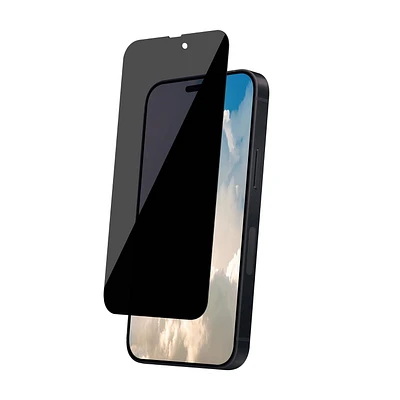 Protecteur d’écran intimité en verre Corning onn. pour iPhone 14 Pro Plateau facilitant l’alignement