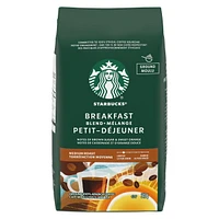 Starbucks® Breakfast Blend Ground Coffee 340g, Medium Roast