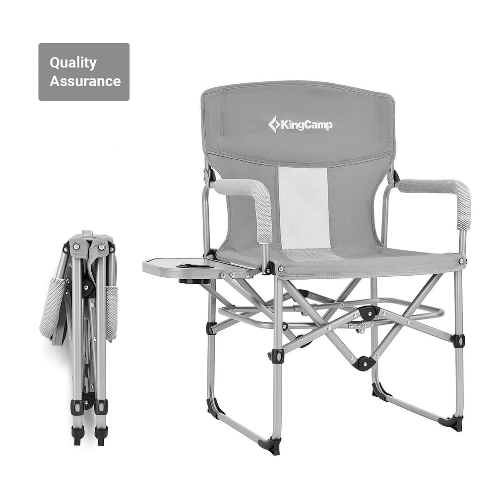 Chaise de camping pliante King Camp - Gris