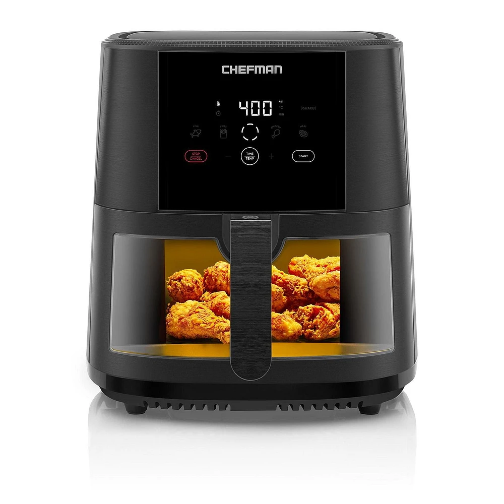 Chefman TurboTouch Friteuse à air Easy View, 1500W,  8 Qt.