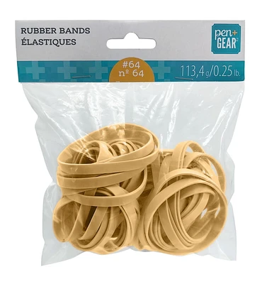 Pen+gear 1/4lb rubber bands #64, 113,4g/0.25lb