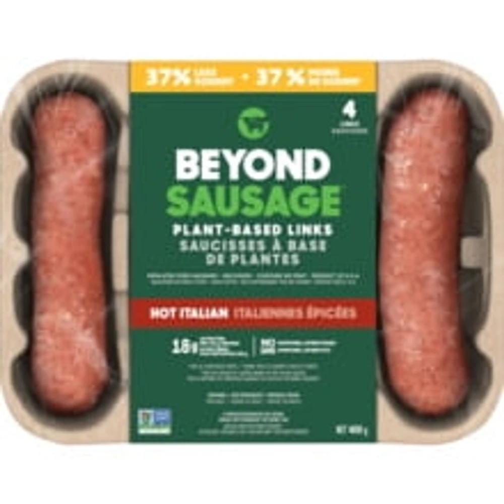 Beyond Meat Plant-Based Hot Italian Sausage, 400g, Beyond Meat Plant-Based Hot Italian Sausage, 400g