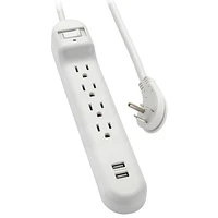 onn. AC Outlets 2 USB Ports Joule Surge Protector