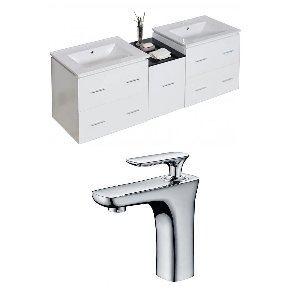 American Imaginations 61.5-in. W Vanity Set AI-8486