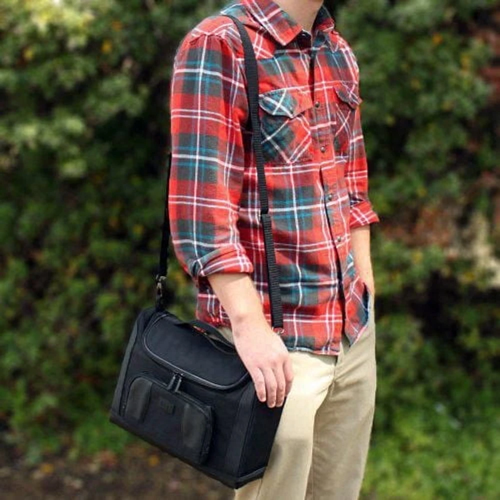 USA GEAR Small Messenger Bag Compatible with Surface Pro