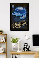 MLB Kansas City Royals - Neon Helmet 23 Wall Poster, 22.375" x 34"