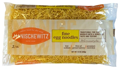 Manischewitz Egg Noodles Fine, 340