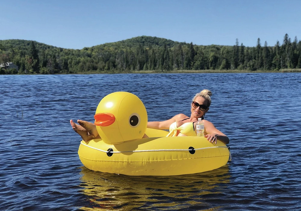 Pathfinder Flotteur Canard Jaune Gonflable