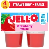 Goûters À La Gelée Réfrigérés Fraise, 4 Coupes 4 Coupes x 89g