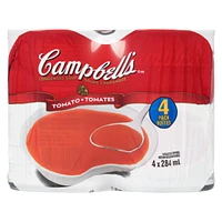 Campbell's® Condensed Tomato Soup (4 x 284 mL), Made with 4 tomatoes and no artificial flavours.