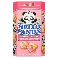 Meiji Hello Panda Cookies - Strawberry, 60 g