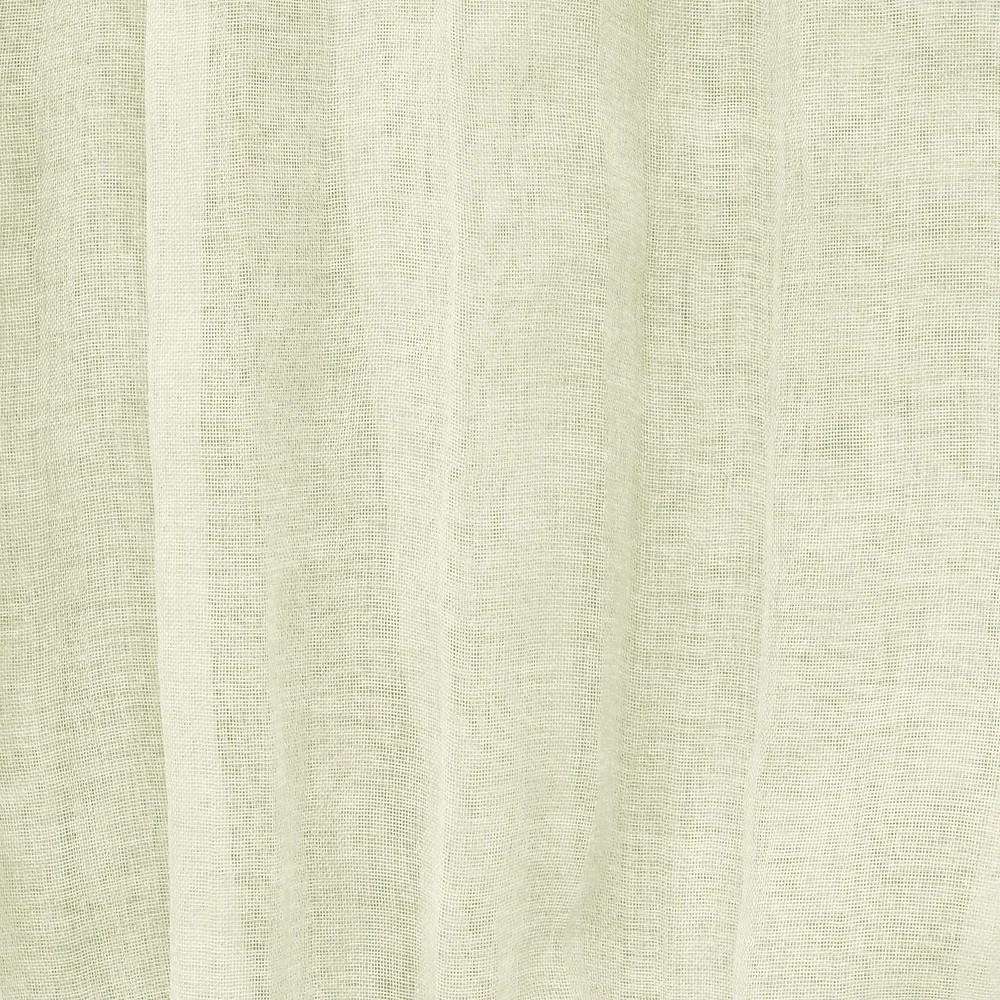 Loft Living Peoria Sheer Dual Header Single Curtain Panel 52 x 63 in Cream