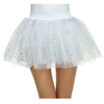 WAY TO CELEBRATE FEMMES D’HALLOWEEN SCINTILLE TUTU BLANC
