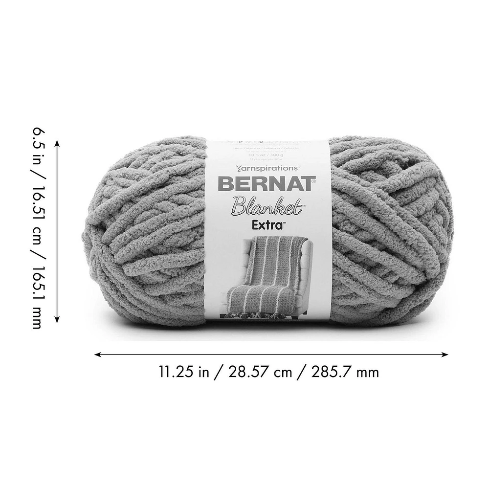 Bernat® Fil Couverture Extra™, Polyester #7 Jumbo, 10,5oz/300g