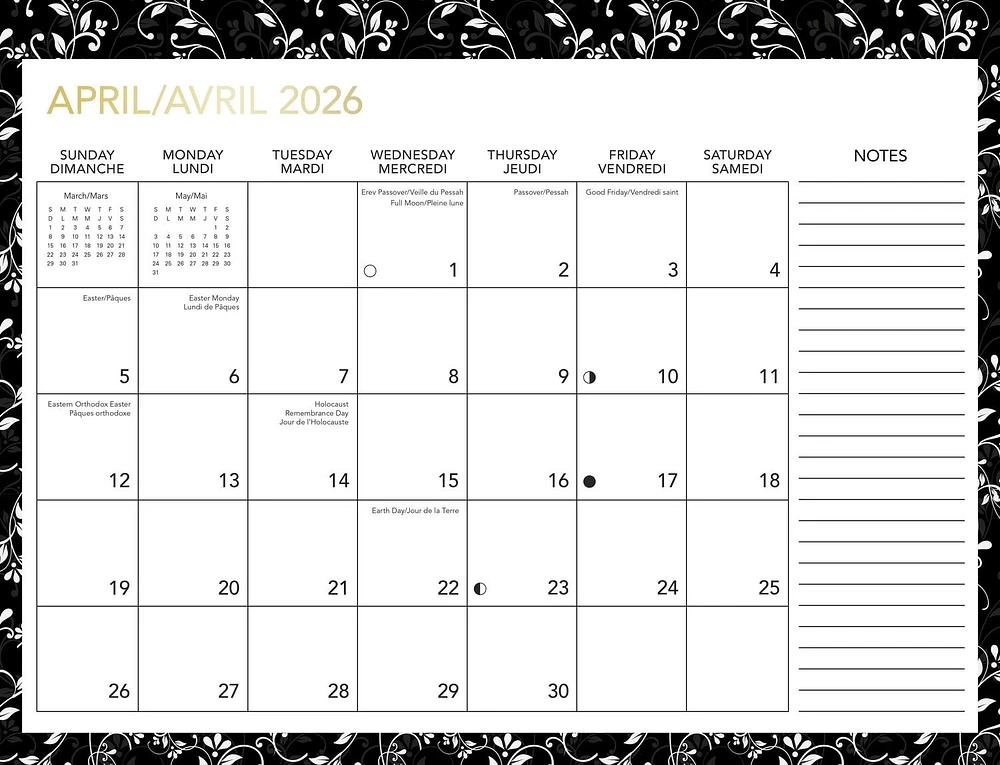 Mead® Family Planning Calendar 2026