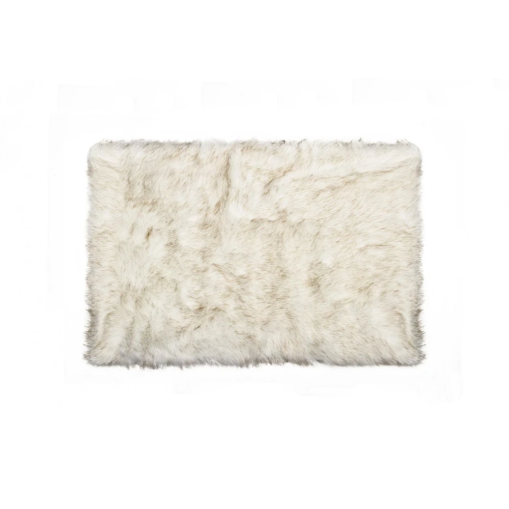 H-LUXE Hudson Faux Fur 5'X8' Rug