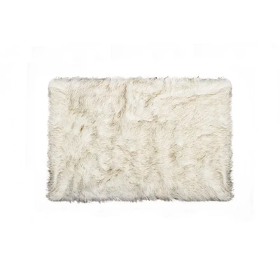H-LUXE Hudson Faux Fur 5'X8' Rug