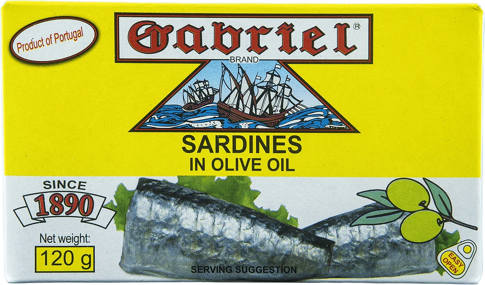 Gabriel Sardines in Olive Oil, 120g