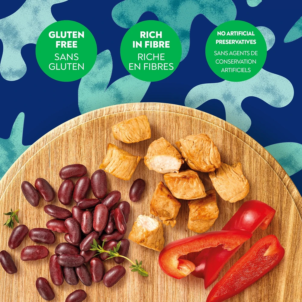 BEN'S ORIGINAL Street Food Jamaican Jerk Style Beans & Rice with Chicken, Prepared Entrée, Microwave in 90 Seconds, 255 g, Ben's Original Street Food Jamaican Jerk Style Red Beans & Rice with Chicken