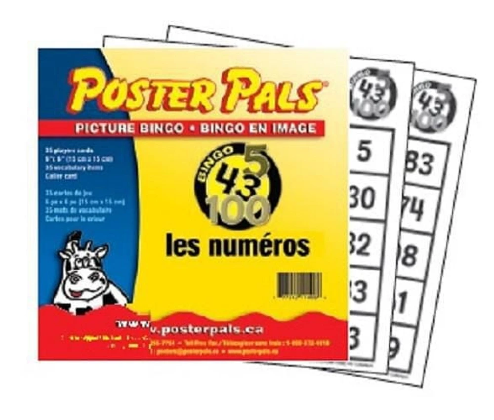 French Numbers Bingo