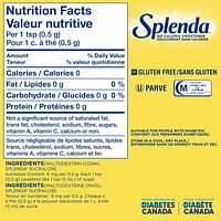 Splenda® No Calorie Sweetener Granulated, 275 g, sucralose