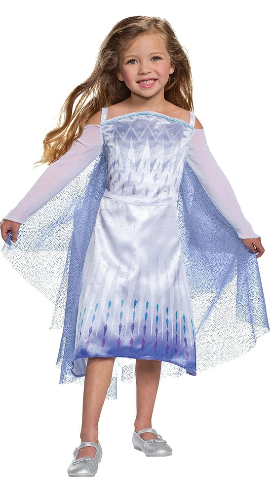 Déguise Disney congelé 2 Elsa Sea Classic Girls Taille petit