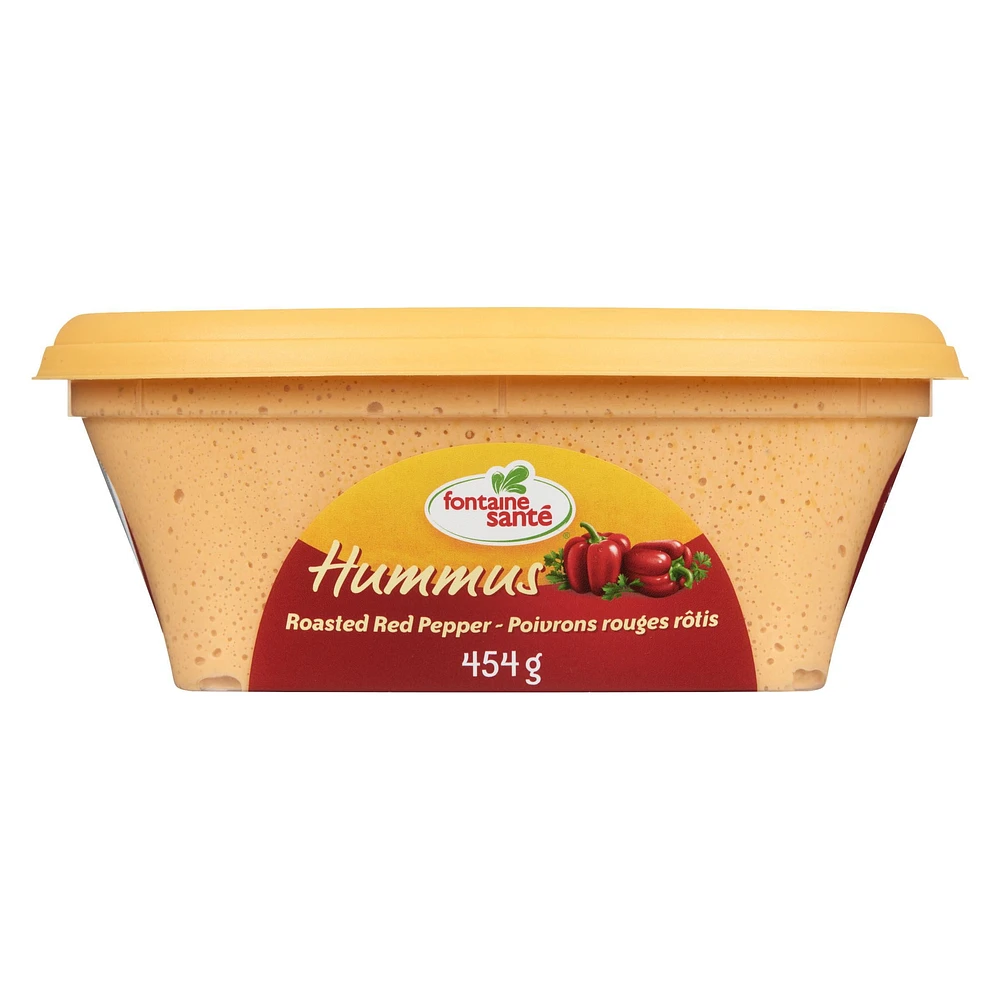 Fontaine Santé Hummus Roasted Red Pepper, 454 g