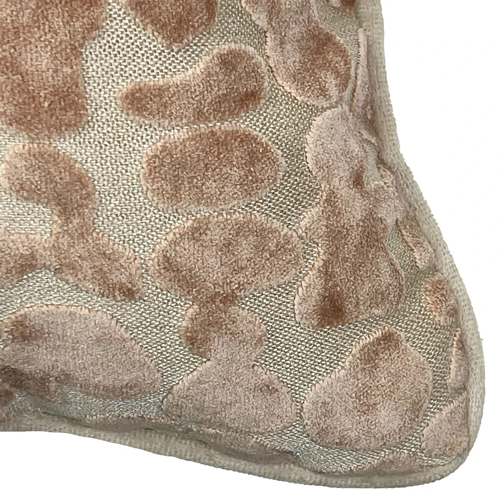 Coussin décoratif rose Bronx de hometrends Coussin 18x18"