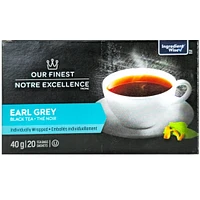 Our Finest Earl Grey Black Tea, 40 g, 20 tea bags