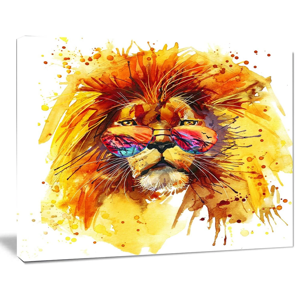 Impression sur toile « The King Watching » Design Art