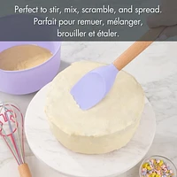 Spatule-Cuillère Way to Celebrate en Silicone de 11.6”, Mauve