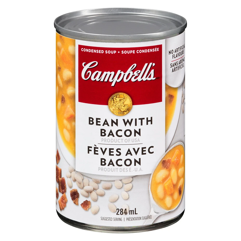 Campbell's Bean with Bacon Condensed Soup, Condensed Soup, 284 mL