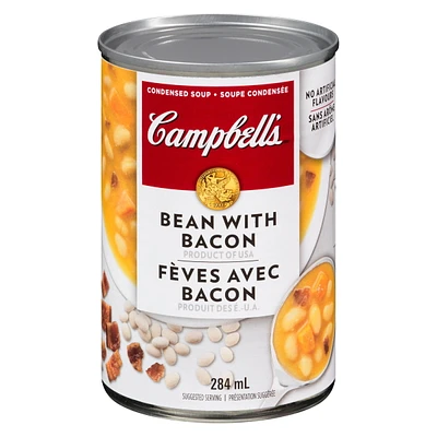 Campbell's Bean with Bacon Condensed Soup, Condensed Soup, 284 mL