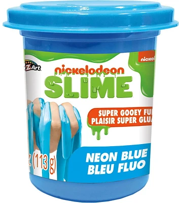 Nickelodeon 4oz Premade Slime - Neon Blue