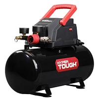 Hyper Tough 3 Gallon Oil-free Portable Air Compressor with Hose & Inflation Accessory Kit, 100 PSI, 3 Gallon Air Compressor Kit