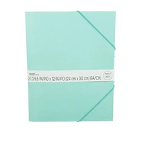 Chemise turquoise, Noté par la marque Post-it®, 9,5 po x 12 po, 2/paquet