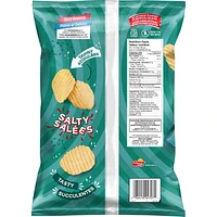 Wavy Lay's Salt & Vinegar flavoured potato chips, 220g