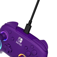 PDP Afterglow™ Wave Wireless Controller: Purple - Nintendo Switch, & Nintendo Switch - OLED Model, PDP AG Wave WL CNTRL: Purple