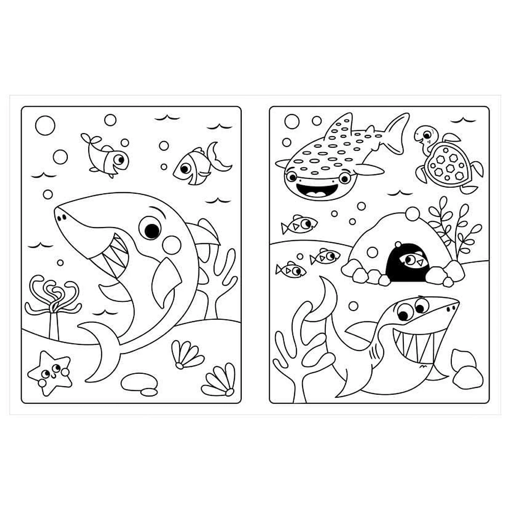 Ne touchez jamais un requin! Livre à colorier NTA Shark