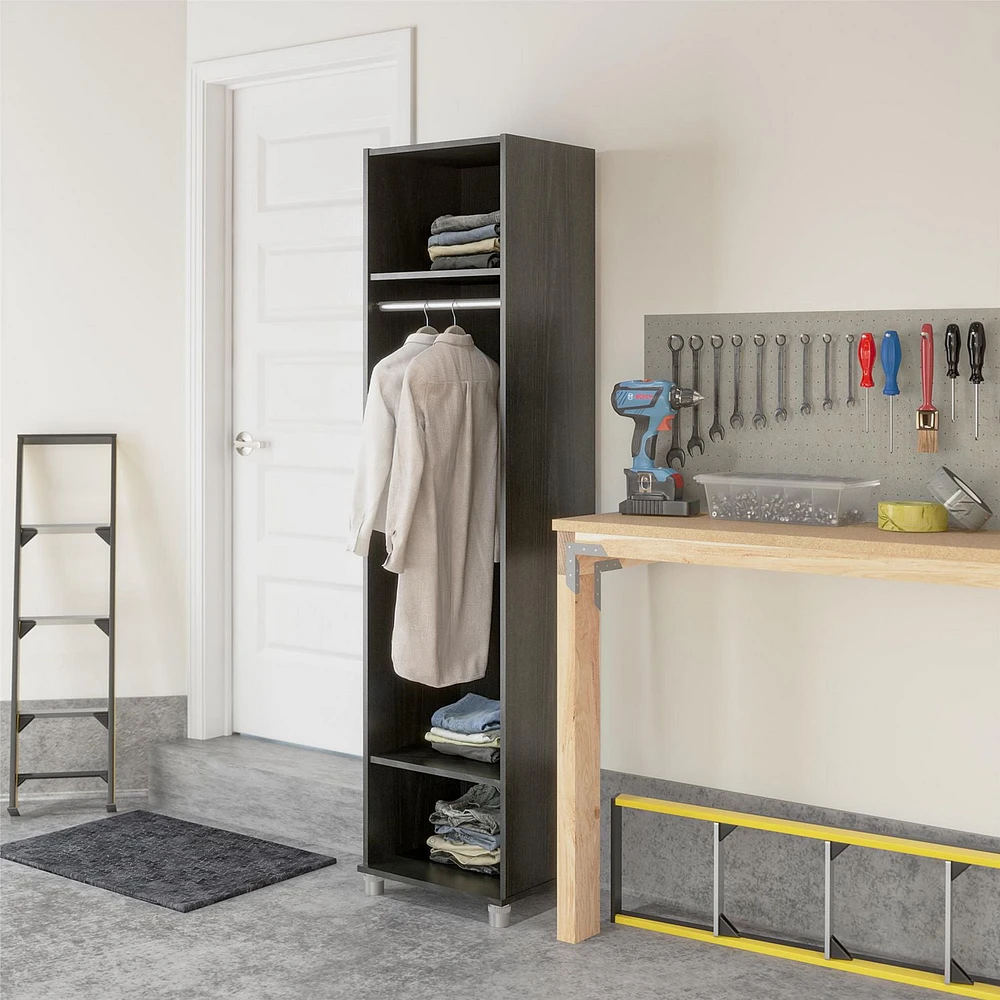 Systembuild Evolution Camberly 18" Mudroom Cabinet, Graphite Gray