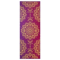 Gaiam 6MM Yoga Mat Reversible Royal Bouquet
