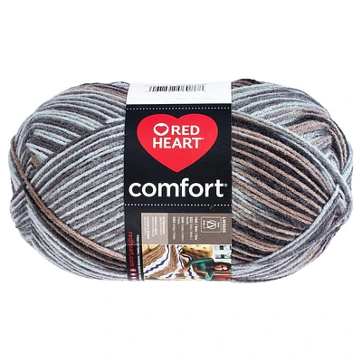 Red Heart® Comfort® Yarn, Prints, Acrylic #4 Medium, 12oz/340g, 649 Yards