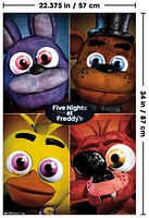 Five Nights at Freddy's - Quad Wall Poster, 22.375" x 34"