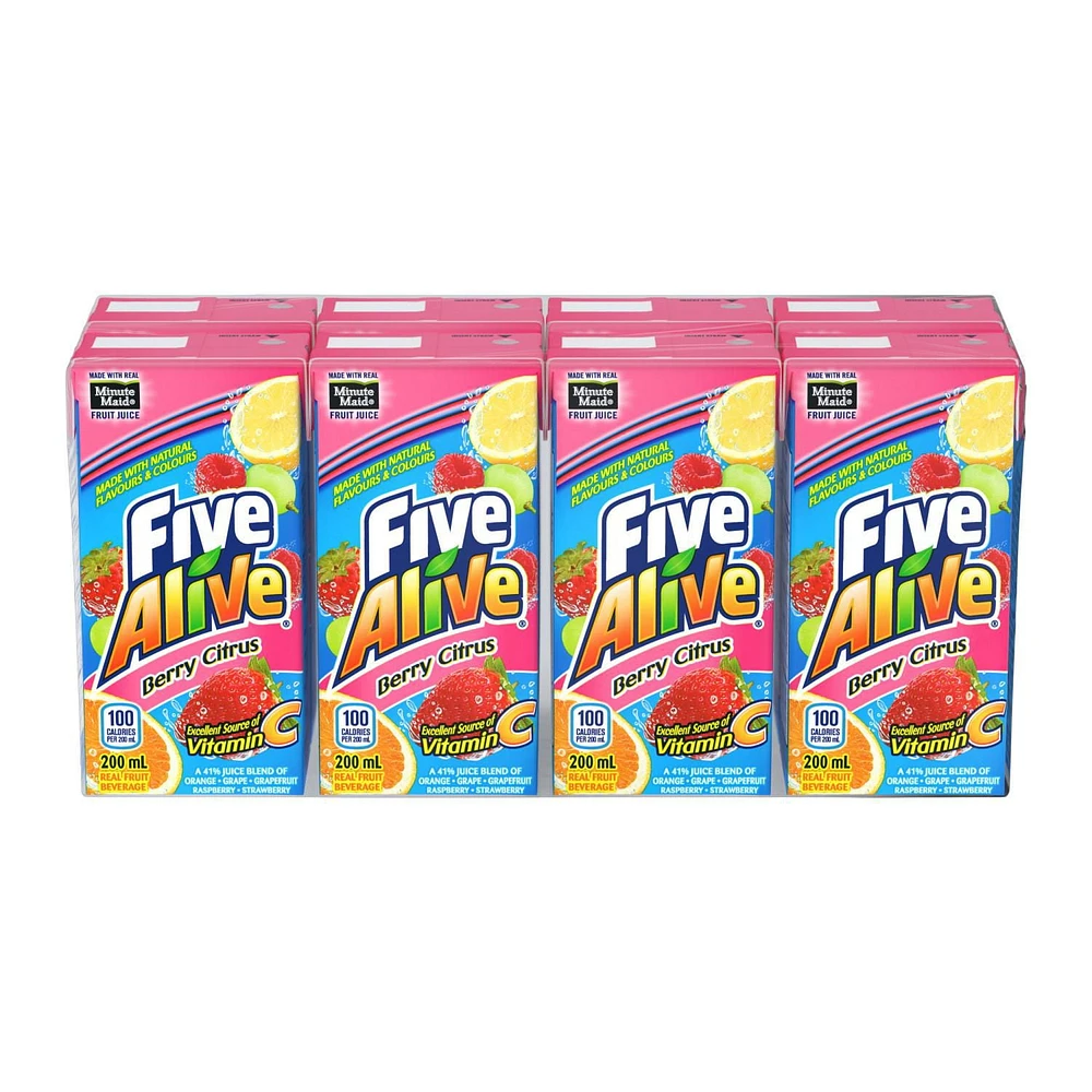 Five Alive Berry Citrus 200 mL 8 pack, 200 x mL